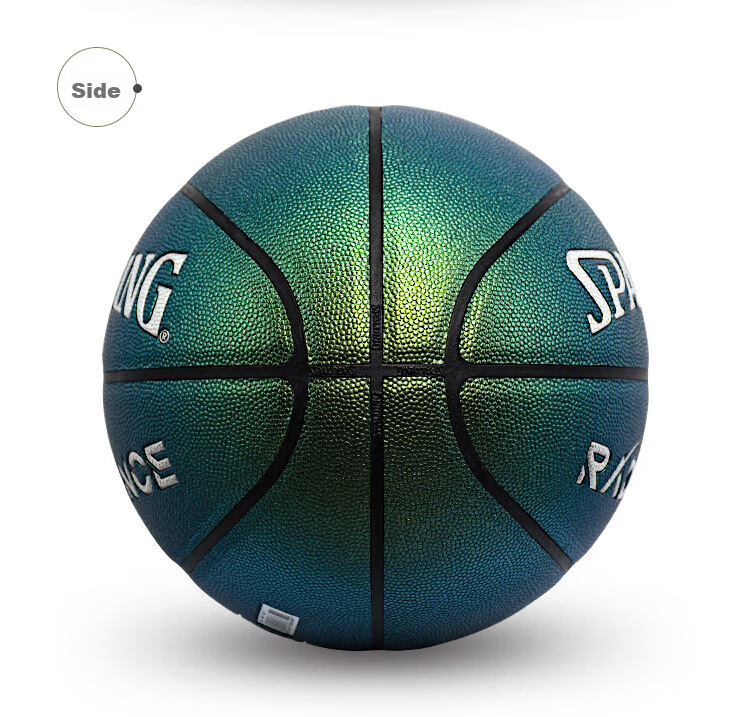 SPALDING Basketball, Size 7, Pearlescent Deep Green Series, Indoor/outdoor Use, PU Basketball, 77-382Y 5