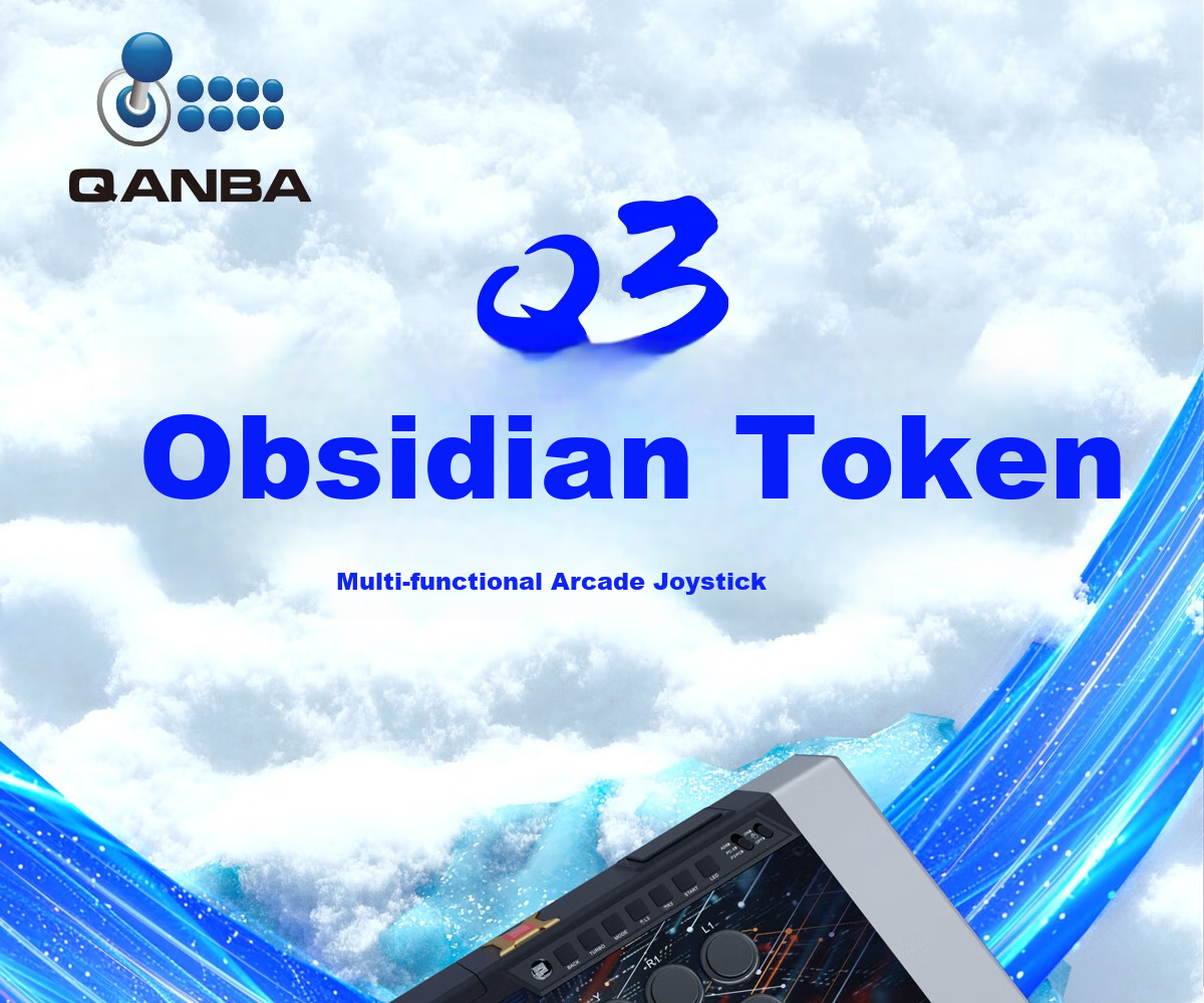 QANBA Q3 Obsidian Arcade Stick Multifunctional Version Game Controller Compatible with PS3, PC, PC Switch2 Fighting Games 97 Steam Street Fighter 6 Iron Fist 8 Wolf Fang Legend 1