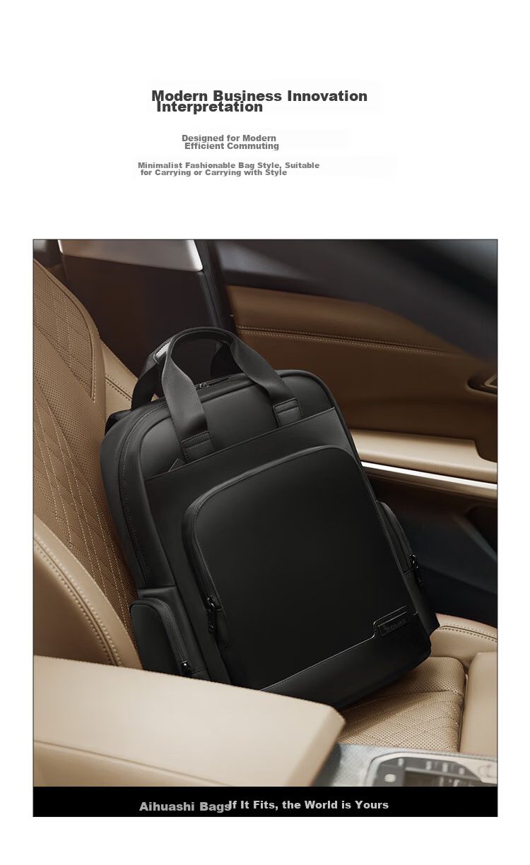 OWAS Pioneer Series Backpack for Men, Commuter Bag, Fashionable Business 15.6-Inch Laptop Bag, Travel Leisure Bag 4