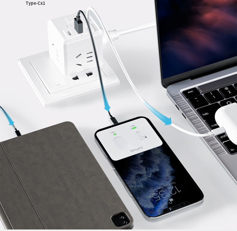 Kyfen 2500W High Power, Overload Protection, Master Switch, Multi-Outlet Adapter, Power Strip, Dormitory Office Use, Home Safety, 3-Prong, National Standard, Wireless 4