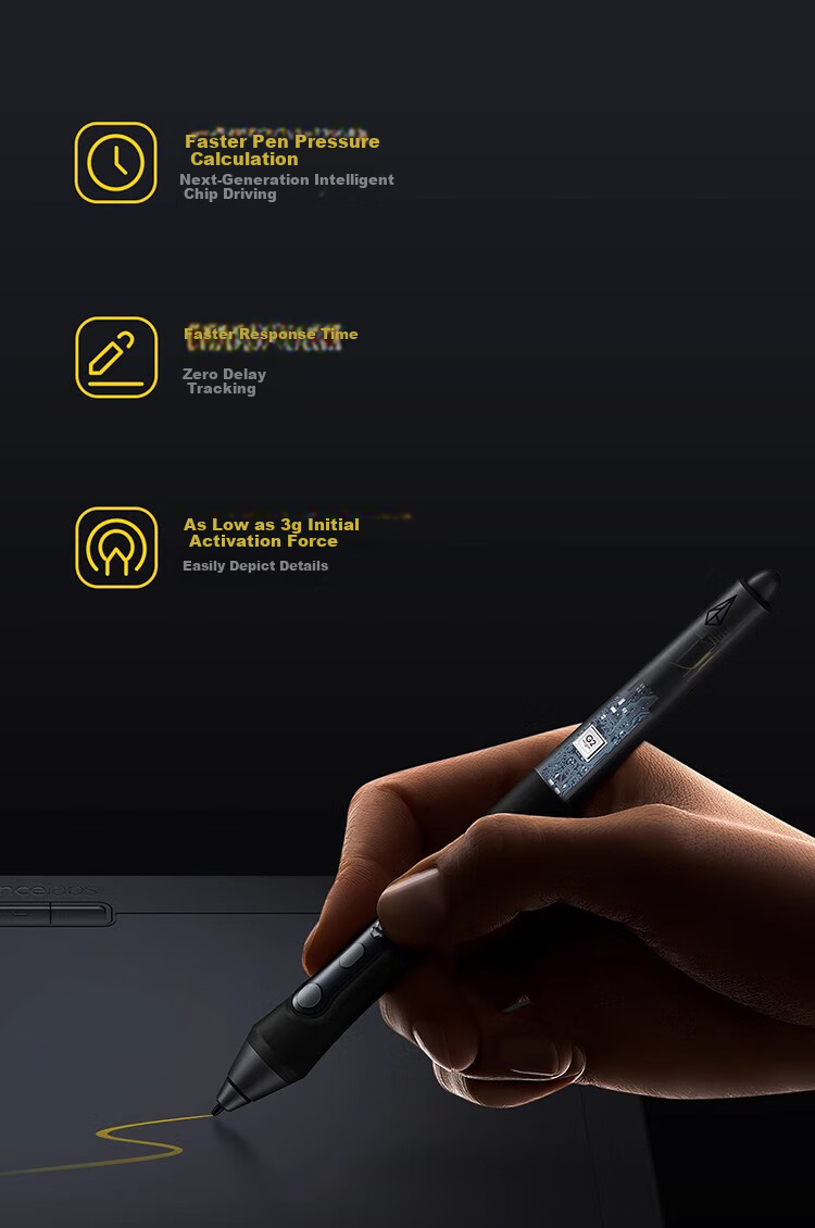 Xencelabs Medium-Sized Digital Drawing Tablet Set, Writing Pad, Drawing Board, Writing Pad Connected to Computer Drawing Tablet, Graphics Tablet, Online Class Teacher Electronic Drawing Board, Wireless Bluetooth Tablet 8