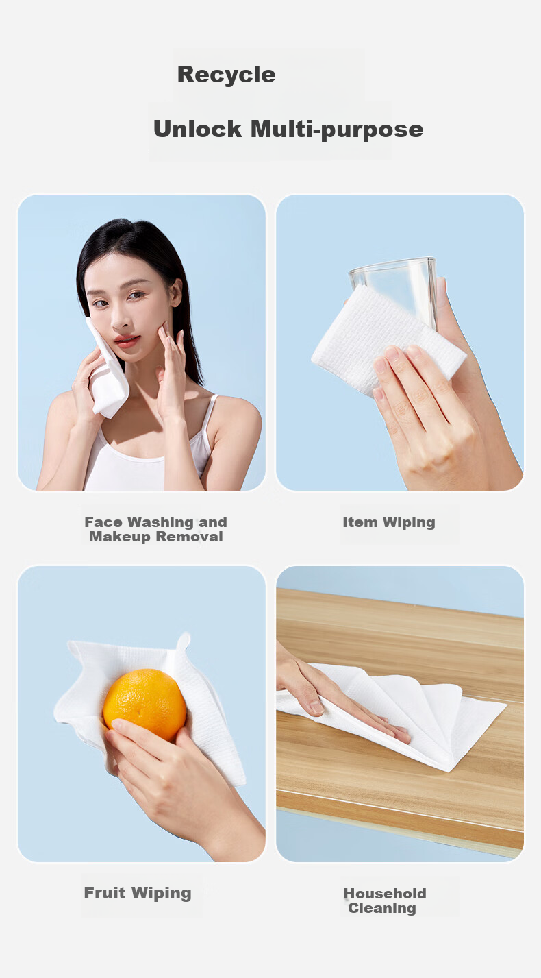 Shiyuejiejing Disposable Bath Towels, Portable, Soft And Fluffy, Suitable for Both Dry And Wet Use, Home Pearl Pattern, Parent-Child Travel, 10 Pieces, 60*100 Cm 11