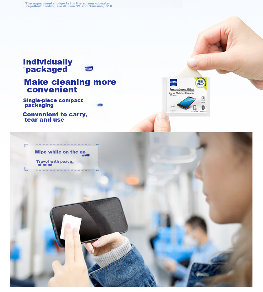 ZEISS Piano Keyboard Computer Laptop Mac Apple IPad Screen Cleaning Wipes, 120 Sheets 12