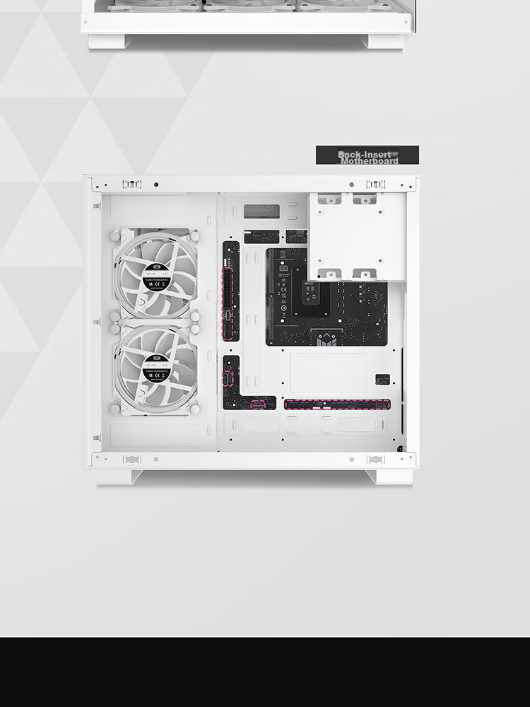 PCCOOLER Fenghua B310 Black Computer Case (MATX/Glass Side Panel/Supports 360mm Water Cooling/Large Ventilation Mesh) 4