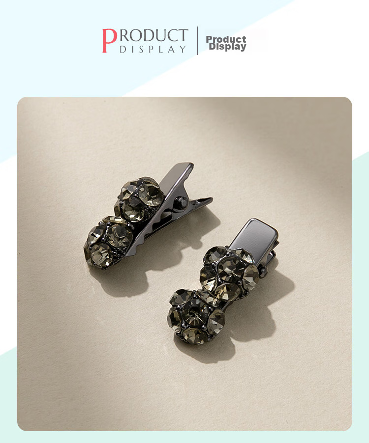 CHIMERA Light Luxury Rhinestone Bow Hair Clip, Internet Celebrity Bangs Clip, Side Hairpin, Hair Clip for Women, Mid-Autumn Festival Gift 24