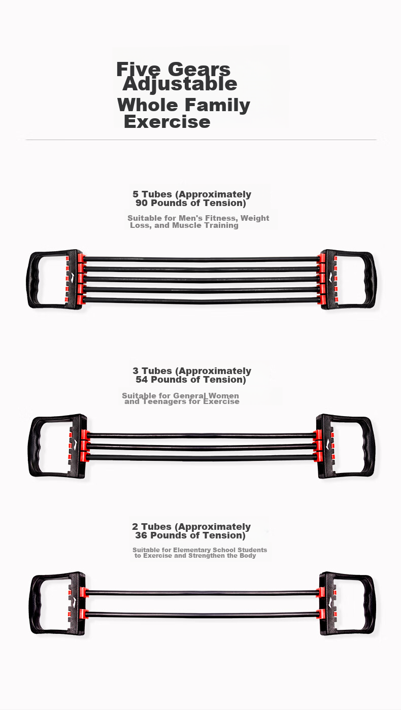 Li-Ning Chest Expander Resistance Band for Men, Shoulder Exercise Fitness Equipment, Home Use Pectoral And Arm Strength Training Rope, Back Opener Muscle Trainer 8