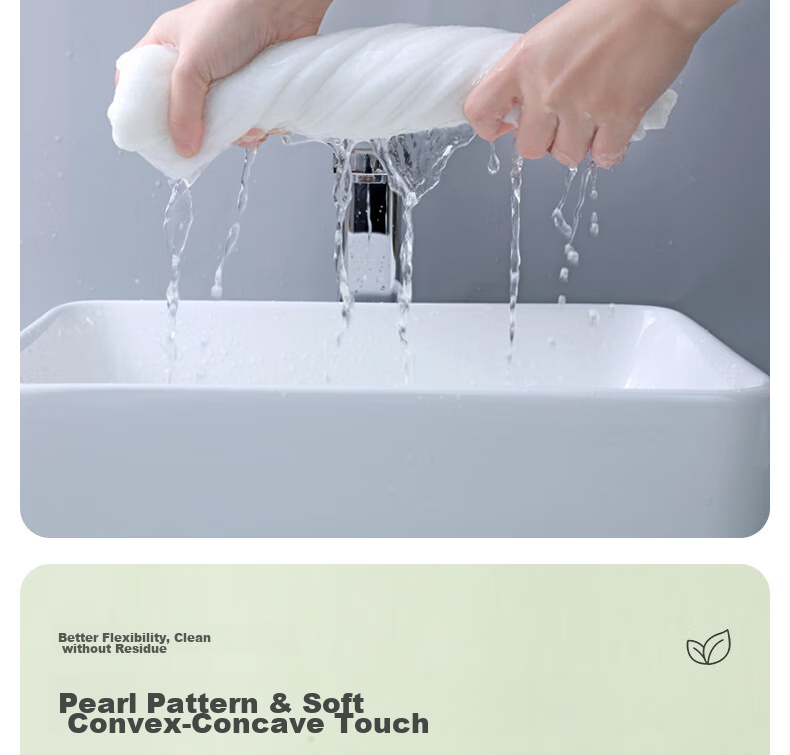 KING SHORE Disposable Towels, 20 Pack Face Towels for Travel Essentials, Pearl Pattern Thick Large Towels 30*50cm 9