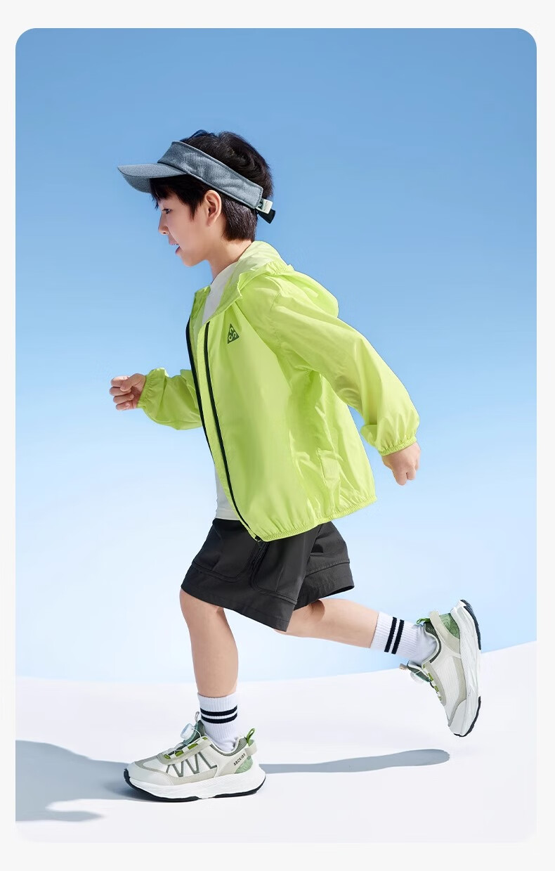 Zuoxi Boys' Sun Protection Clothing, Outdoor Children's Summer Sun Protection Thin Jacket, 2026 New Style Skin Coat, Blue, Size 110 24