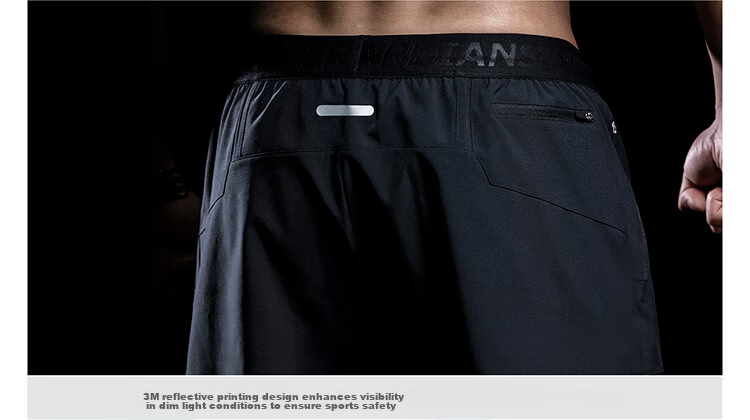 Monster Guardians Men's Sports Shorts with Double-Sided Lining for Summer, Marathon, Basketball, Outdoor Quick-Dry Athletic Pants, Black, Size L 21