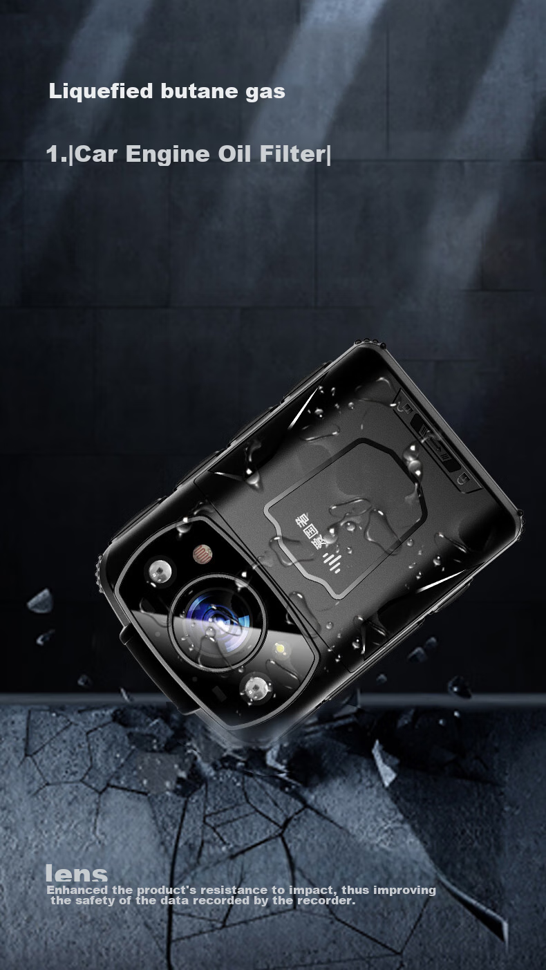 Aigo Body-Worn Camera, High-Definition Video Evidence Recording Device, Chest-Mounted Camera, Compact And Portable H6, 32GB 6