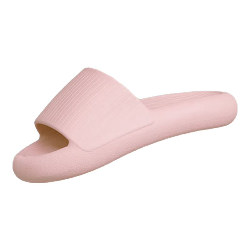Sanli Thick-Soled Slipper with Squishy Feel, Odor-Free Soft-Bottom Bathroom Indoor Non-Slip Sandals for Men And Women, Pink, Size 40-41
