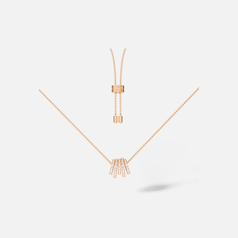 APM Monaco Multi-Loop Lucky Slim Waist Necklace Sweater Chain Women's Light Luxury High-End Gift for Wome