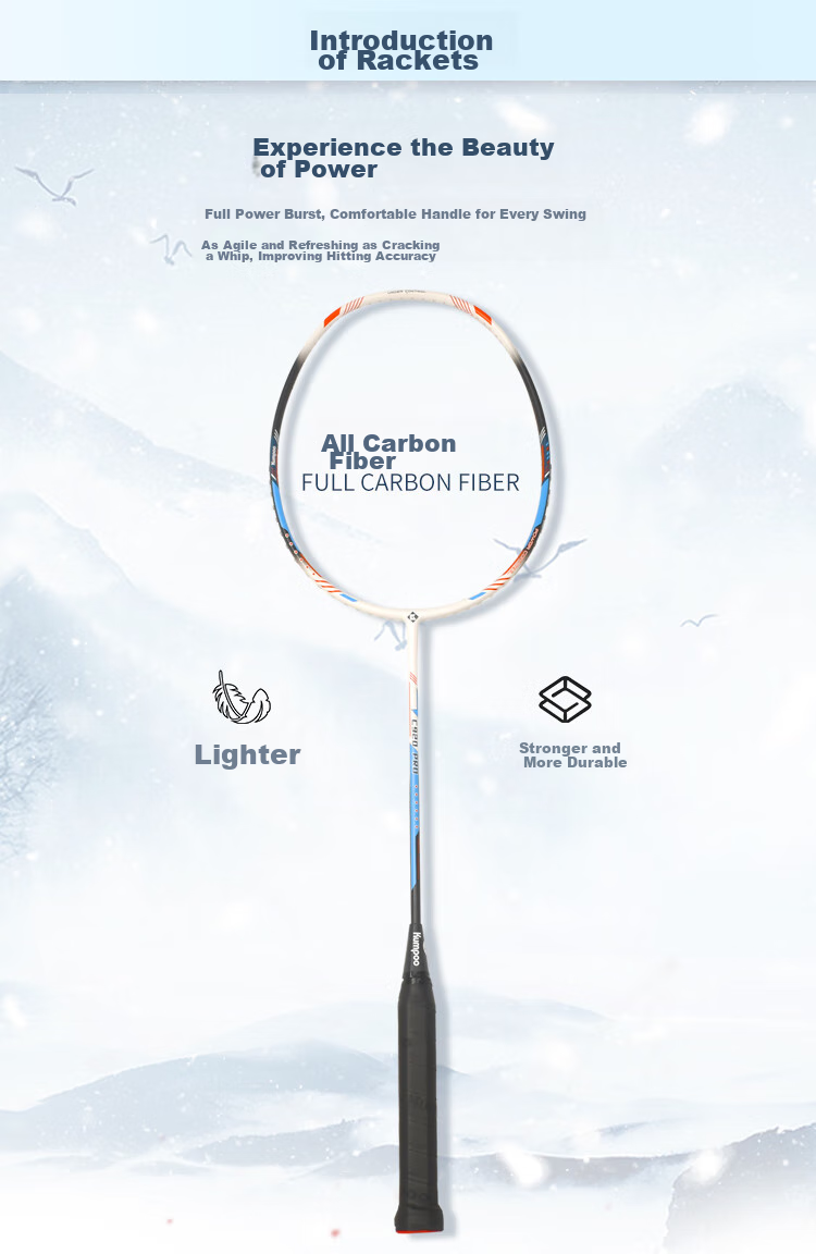 KUMPOO Badminton Racket K520pro Upgraded Version, Full Carbon Ultra-Light Professional Durable Model C920PRO Aoxue Pre-Strung 3