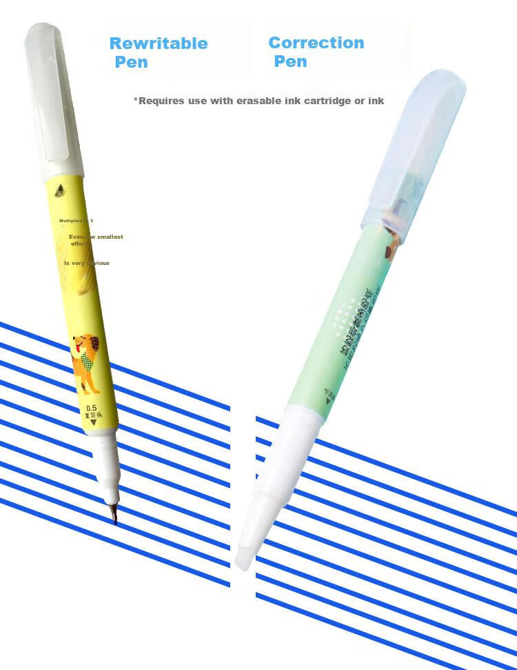Yongsheng School Opening Gift Fountain Pen Soft Rubber Grip Posture Correction for Third Grade Elementary Students Beginner Handwriting Practice Dark Nib Replaceable Ink Cartridge 3042A Morandi Color 12 Pens Per Box 6