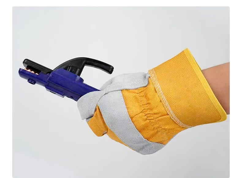 Andatong Welding Gloves, Heat-Resistant Welding Gloves, Wear-Resistant Thickened Cowhide Gloves, Protective Work Gloves 10