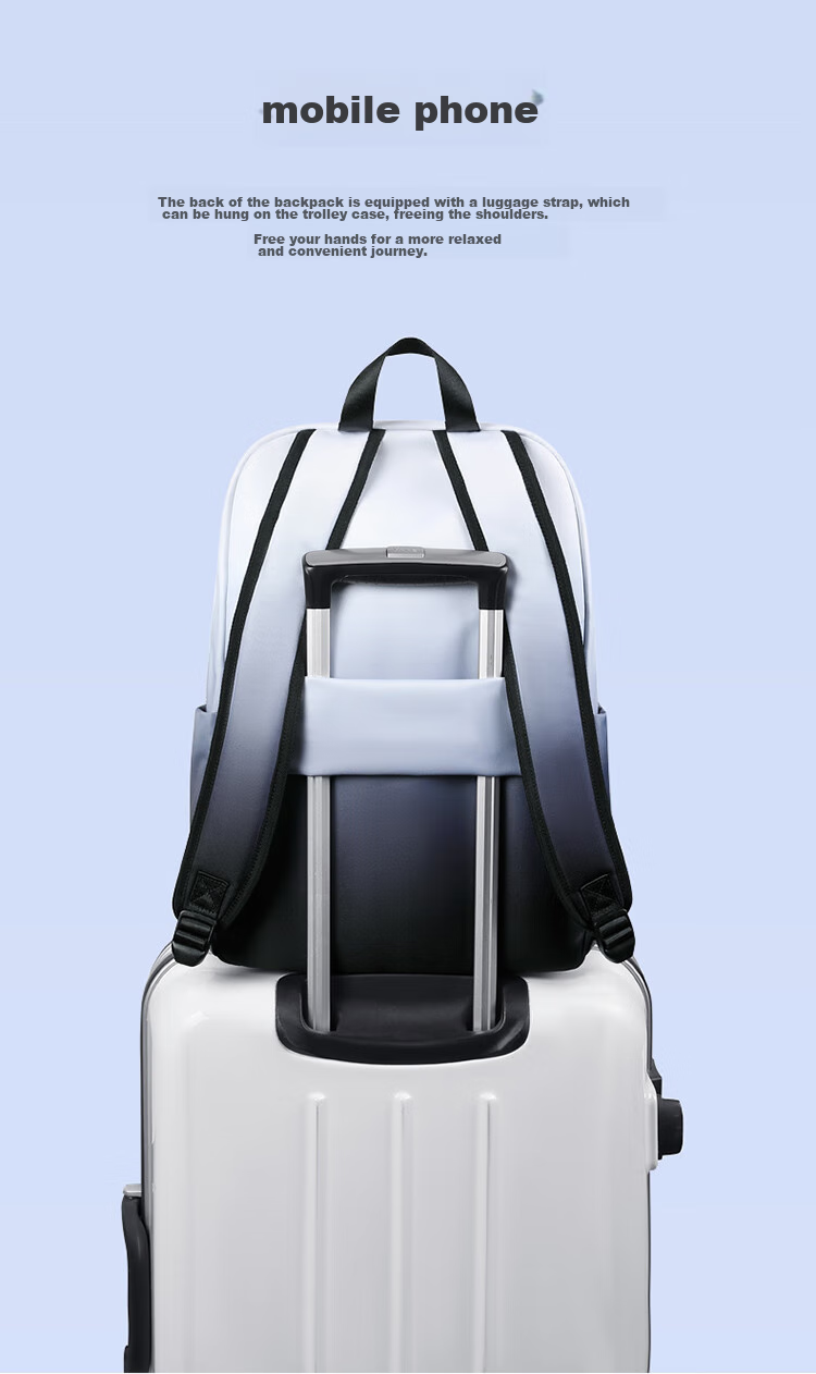 GOLF Backpack for Men, Travel Bag, 15.6/16 Inch Laptop Backpack, Gradient Design, Business Commute Backpack for Students And Professionals 11