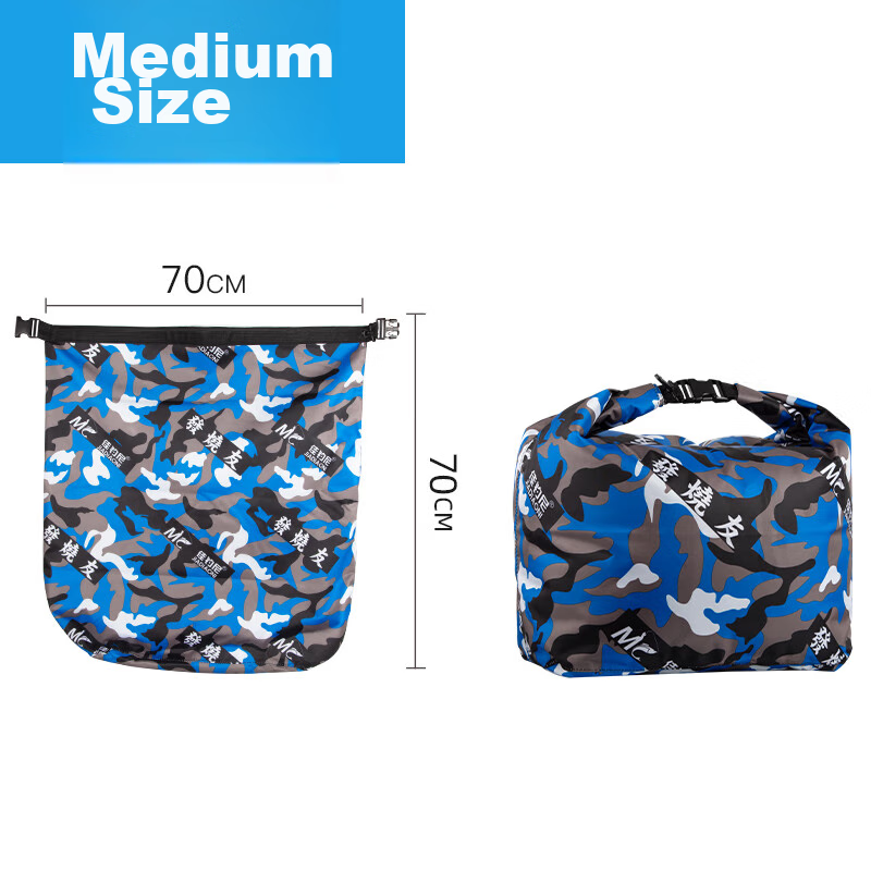 JIADIAONI Live Fish Bag, Fishing And Wild Fishing Handheld Waterproof Foldable Fish Keeper, Thickened Storage Fish Bag, Medium Size, Upgraded Thicker