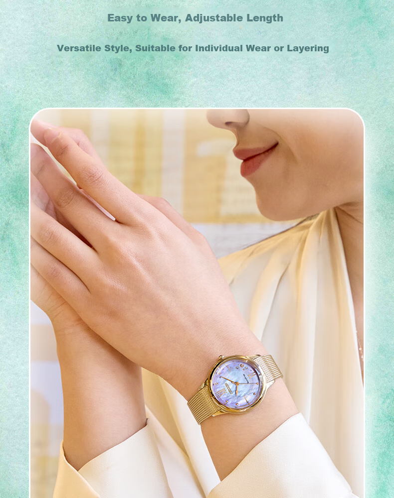 CITIZEN Signature Limited Edition Wristwatch [Four Seasons] Eco-Drive Steel Strap Watch for Women, Gift for Girlfriend EM0817-85Y 11