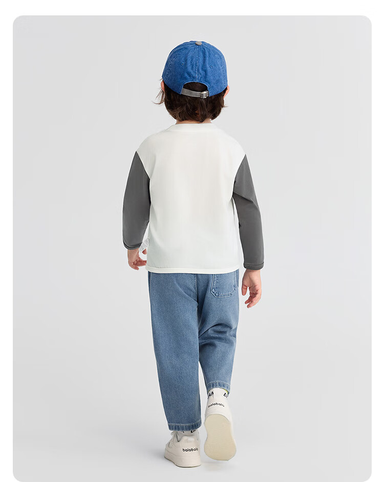 BALABALA BalaOne Children's Clothing, Baby Long-Sleeve T-Shirt Undershirt, Boys And Girls Autumn Wear, 2025208325100213 14