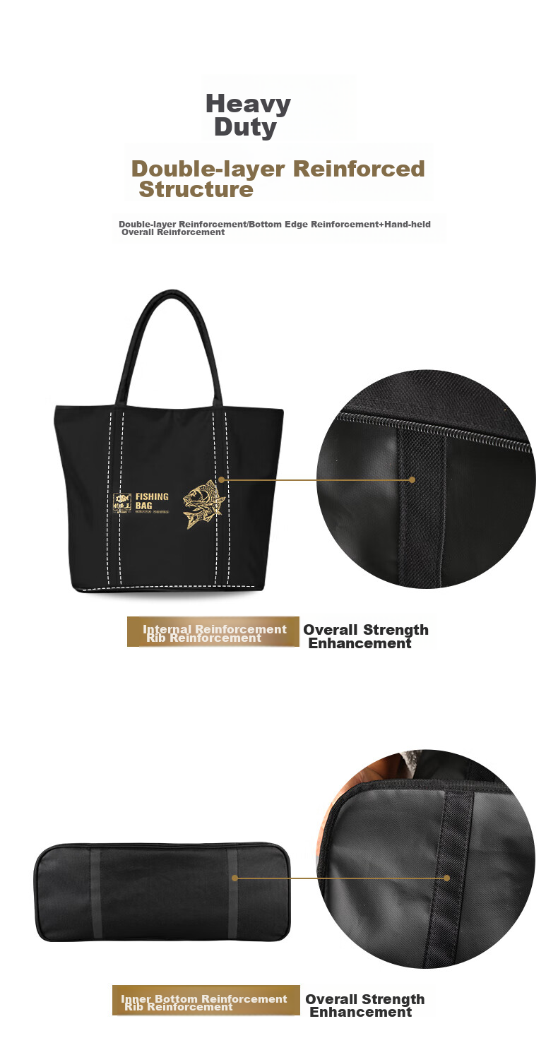 Diaoyuwang, Multi-Functional EVA Thickened Waterproof Storage Folding Fishing Bag, Portable Fishing Tackle, Large Size 2