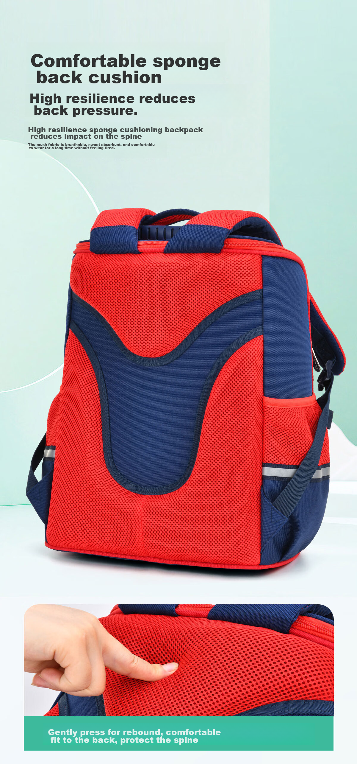 KVG Primary School Backpack for Grades 3-4 Children's Backpack British Style Lightweight Spine Protection Girls' Shoulder Bag 125cm Or More 8