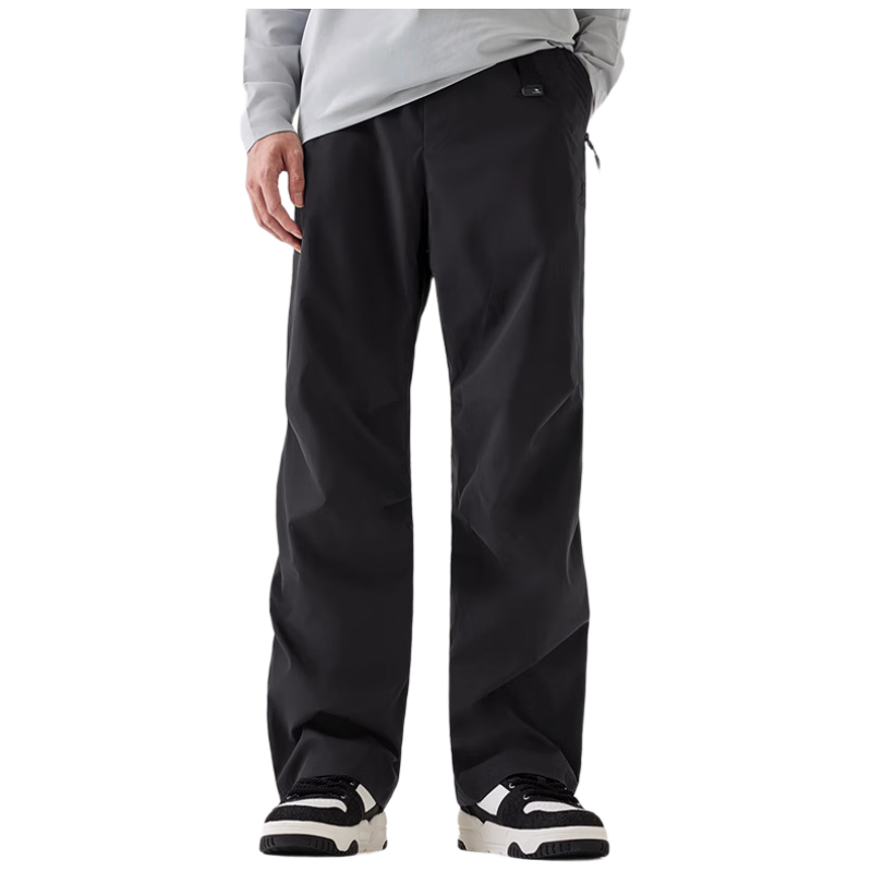 CAMEL [Wang Junkai's Choice] Men's Outdoor Ski Pants, Triple Waterproof Straight-Leg Pants with Fleece Lining, Long Tactical Pants 6805