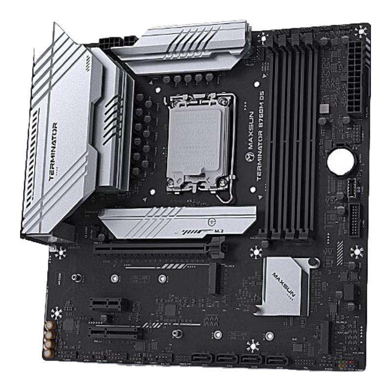 MAXSUN MS-Zhongjiezhe B760M D5 WiFi 6E V2 Supports DDR5 CPU 12490F/12600KF/14600KF (Intel B760/LGA 1700)