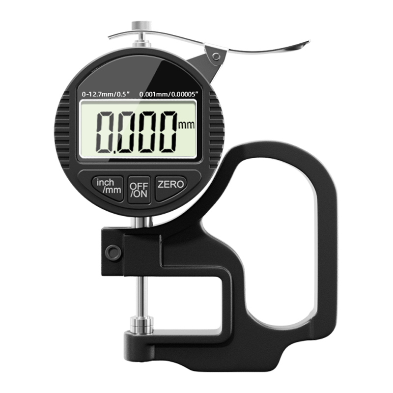 SYNTEK Micrometer Thickness Gauge High-Precision Digital Thickness Meter 0-20mm Flat Head 0.001mm Resolution
