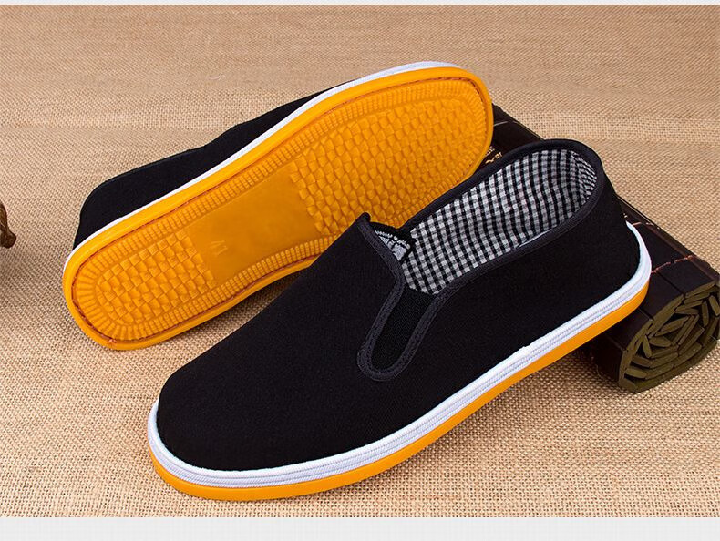 Laobaojia Old Beijing Cloth Shoes, Handmade Work Safety Shoes, Cowhide Sole Durable Wear-Resistant Flat Shoes, Unisex Style, Size 40 12