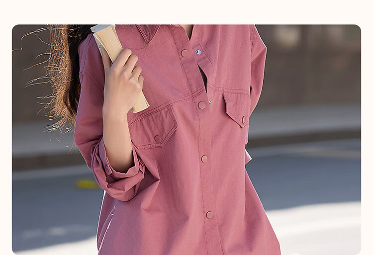 Dme [Pure Cotton Romantic Chronicles] Autumn Dopamine Three-Dimensional Collar Lapel Shirt, Relaxed Fit Blouse, Women's Top 4