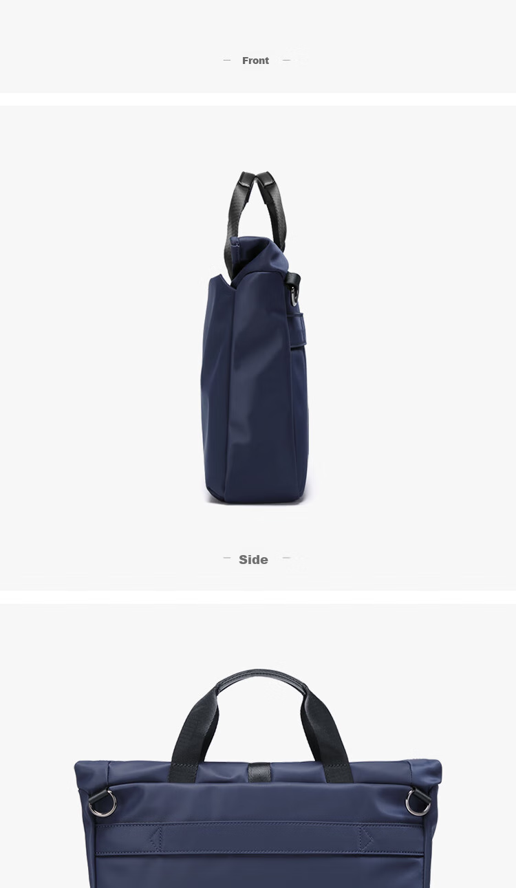 GOLF Business Briefcase, Men's Casual Large-Capacity Handbag, Can Fit 14-Inch Laptop, Fashionable Multifunctional Shoulder Crossbody Bag, 6J679424J Gray 21