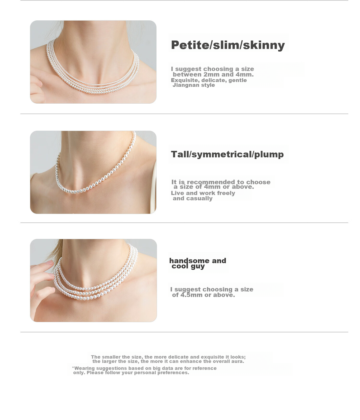 GiO Jewelry Freshwater Pearl Necklace, Youthful Style Collarbone Chain, Gift for Girlfriend, Wife, Mother's Day Present 16