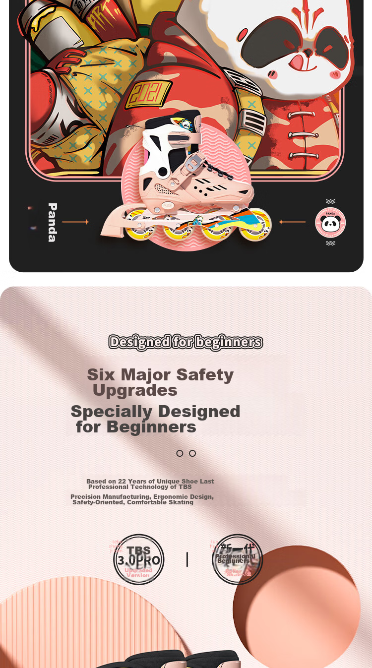 XTEP Roller Skates for Children, Inline Skates for Girls, Roller Shoes for Kids And Boys [Essential for Primary And Secondary School Roller Skating Courses] 3