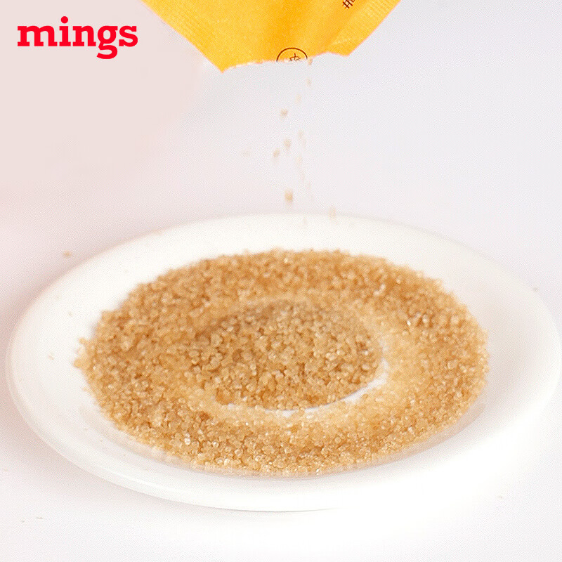 铭氏（Ming's）咖啡糖包 赤砂糖 独立包装黄糖 5g×100包 咖啡伴侣冲饮糖