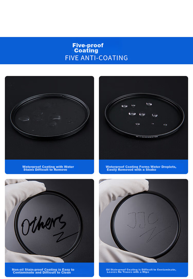 JJC UV Filter, 52mm Filter S+ Lens Protector, Suitable for Nikon 24-50, Z5, Z5 Second Generation, Fuji 15-45, XM5, XT30 Second Generation, X-T50, XS10 Cameras 14