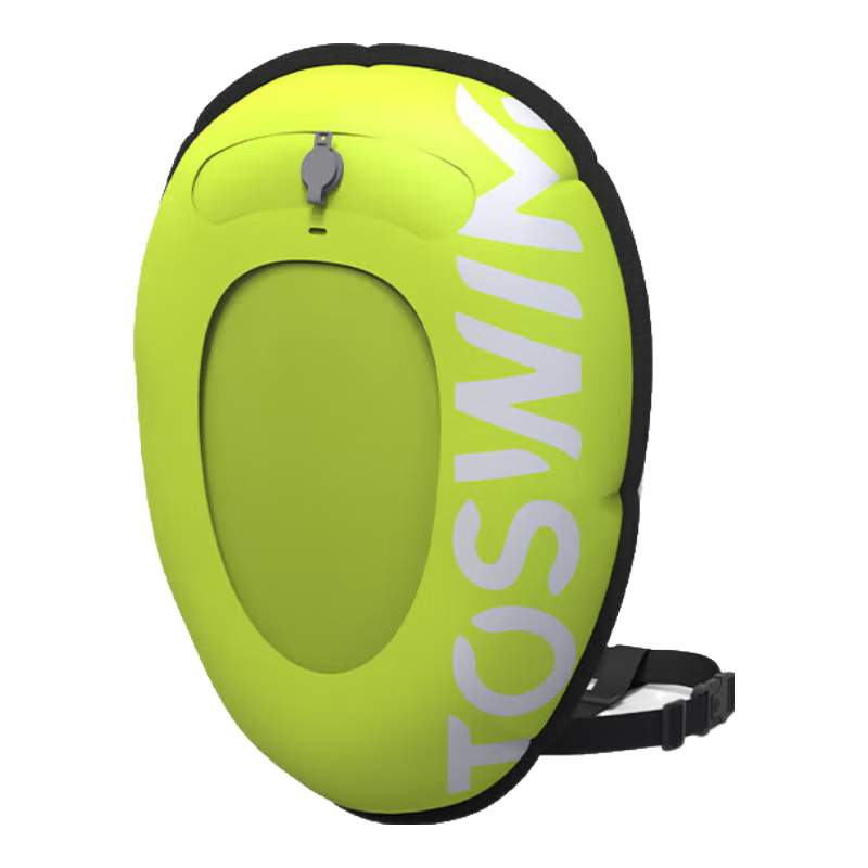 TOSWIM12L Swimming Float with Safety Airbags, Outdoor Inflatable Ball Marker, Life-Saving Device for Summer Swimming, Cicada Chirping