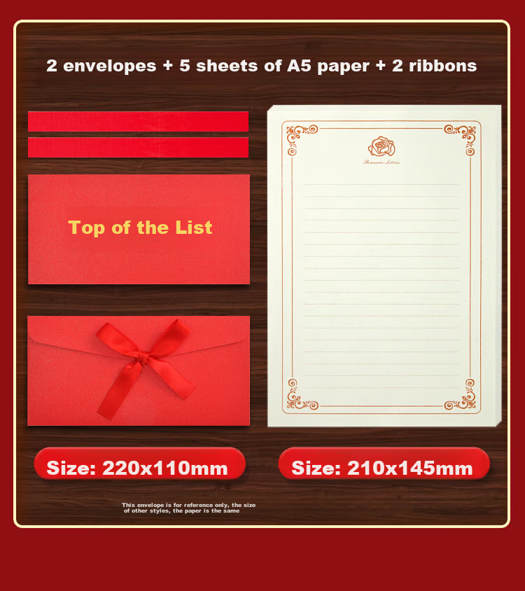 Kingdee Greeting Card with Dream-Themed Envelope And Ribbon, 18-Year Adult Graduation Envelope And Letter Set, Inspirational High School Entrance Exam And College Entrance Exam Encouragement, Golden List, Hundred-Day Oath-Taking Ceremony 11
