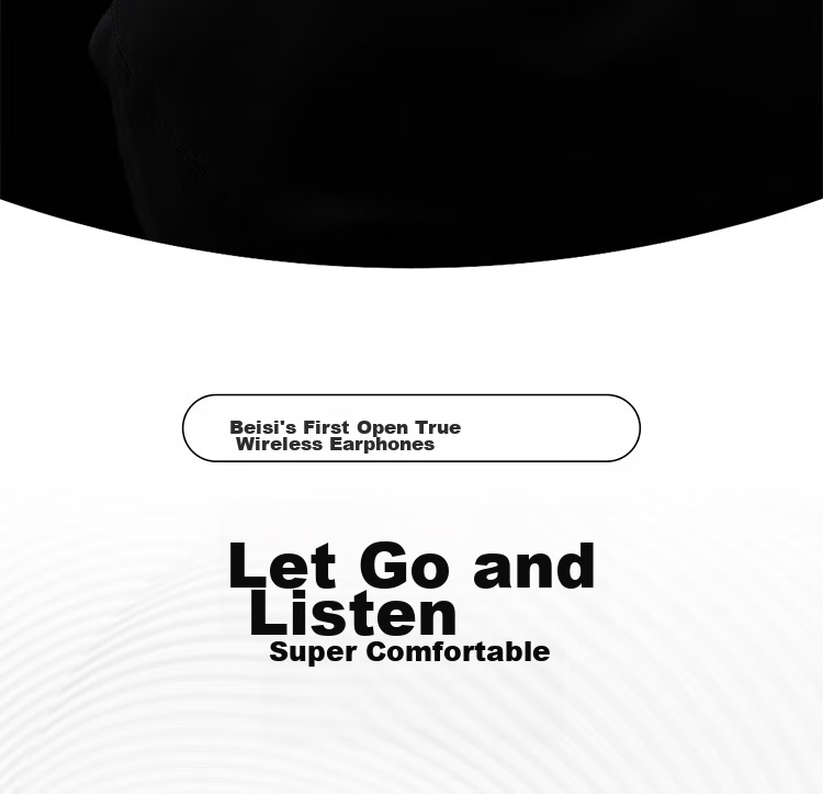 BASEUS Eli Bluetooth Headphones, Over-Ear Open-Style Comfortable Non-In Sports Running Noise-Cancelling Business Suitable for Huawei Xiaomi, White 5