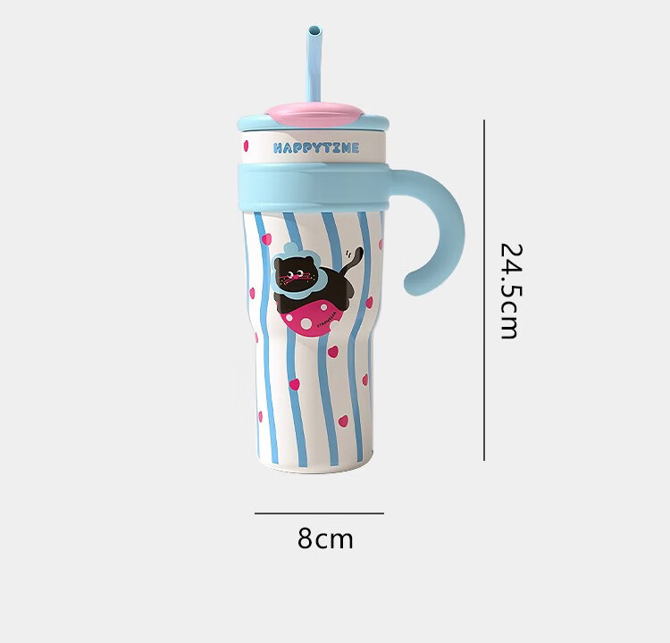 Mixiaoshu Straw Insulated Cup for Pregnant Women, Elderly, Ladies, And Those in Bed, 316 Stainless Steel Anti-Choking Nursing Water Cup 11