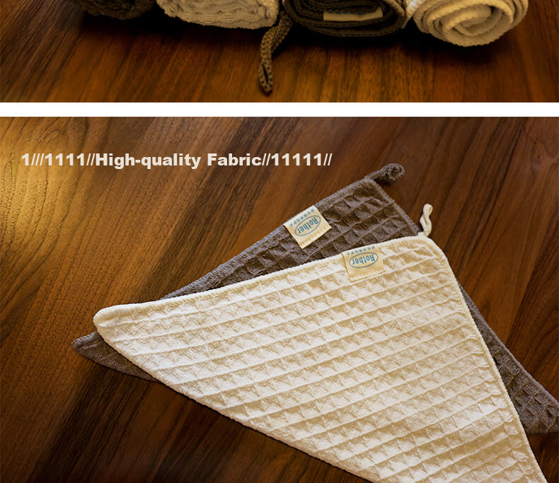 Rother Floor Cleaning Cloth 24*40cm*3 Pieces, Lint-Free Floor Towel, Flat Mop Replacement 9