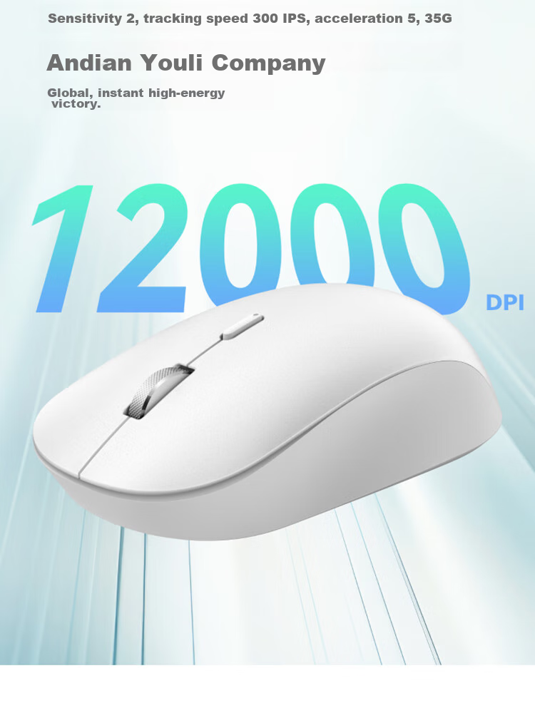 HUAWEI Wireless Mouse (Second Generation) CD26R, White, Star Flash with NearLink Chip, Compatible with HarmonyOS Laptops 5