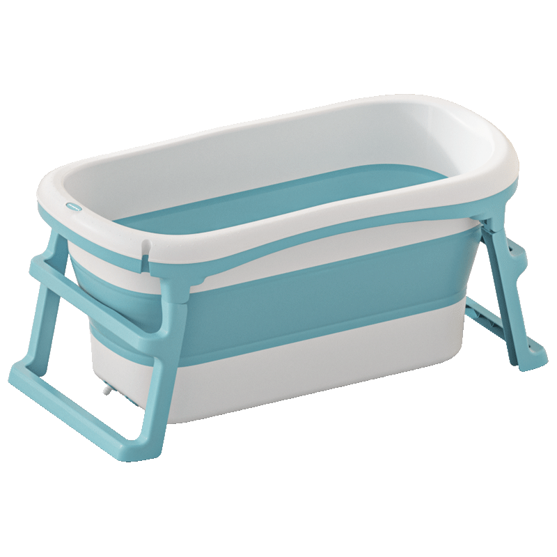 Babyhood Foldable Thick Bathtub for Adults And Children, Full-Body Sitting Bath Tub, Adult Bathtub, Children's Swimming Pool, 322 Blue