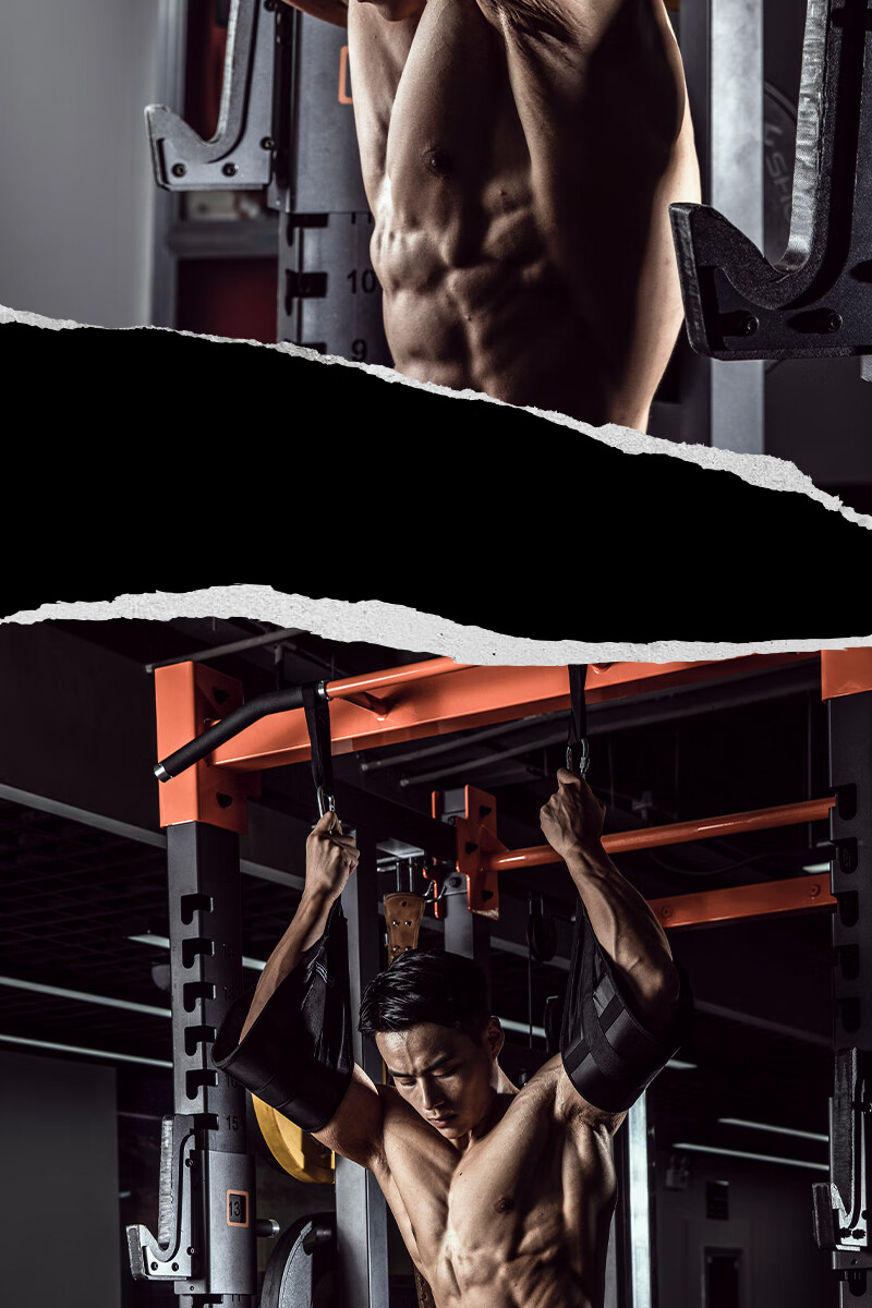 LARASTAR Hanging Leg Raises with Straps, Pull-Up Assist Band, Abdominal Crunch Support Band for Fitness Training 10