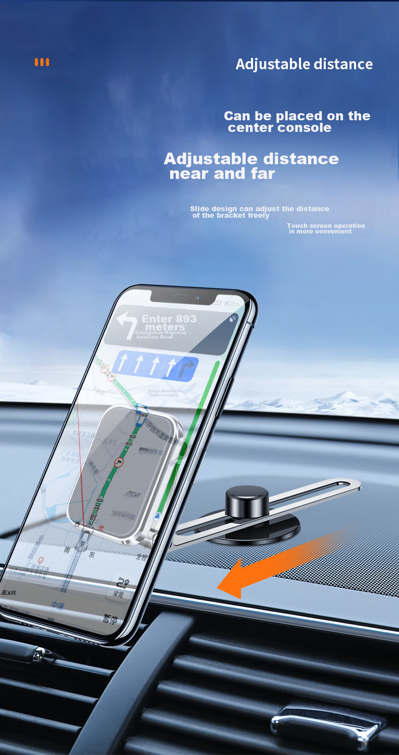 Huashi Car Phone Holder, Specially Designed for Air Vent, Navigation Phone Mount, Gravity-Style Fixed Universal Support Bracket 9