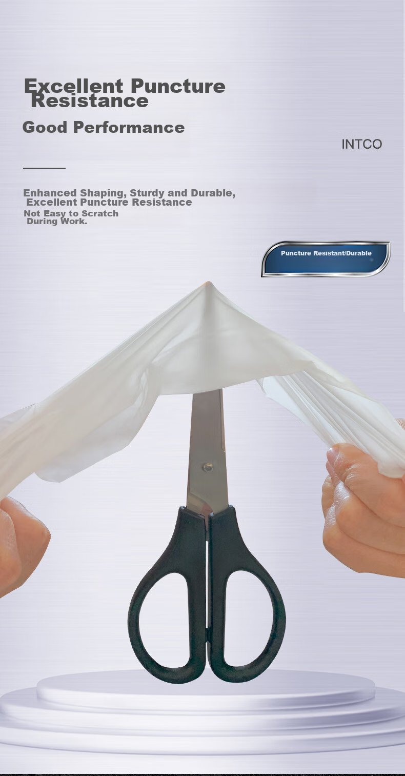INTCO Disposable PVC Gloves, Household Cleaning And Dishwashing Gloves, Thickened And Durable, 100 Pieces/box, XL Size 9