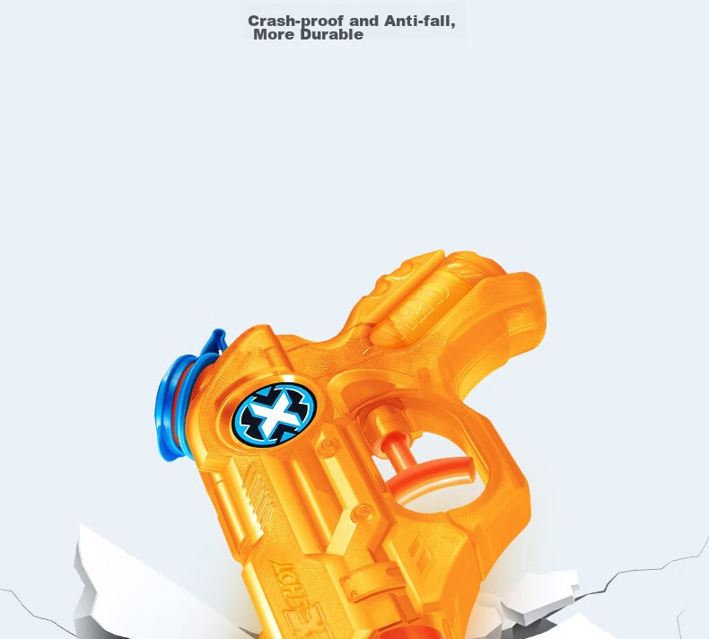 ZURU X Special Attack Colorful Skin Missionary Quick-Fill Water Gun Set with Ultra-Long Range 10