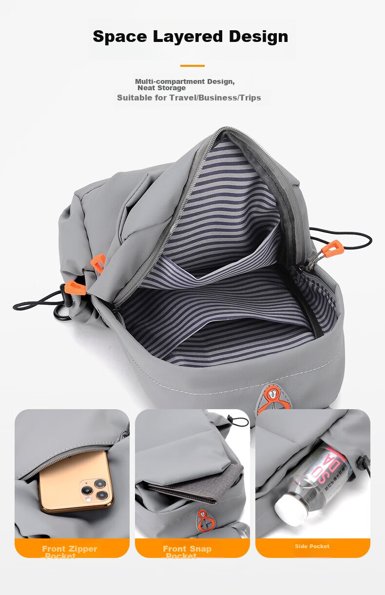 Warrior Crossbody Bag for Men, 2026 New Large Capacity Chest Pack, Fashionable Commuter Travel Bag, Shoulder Bag for Sports And Wome 8