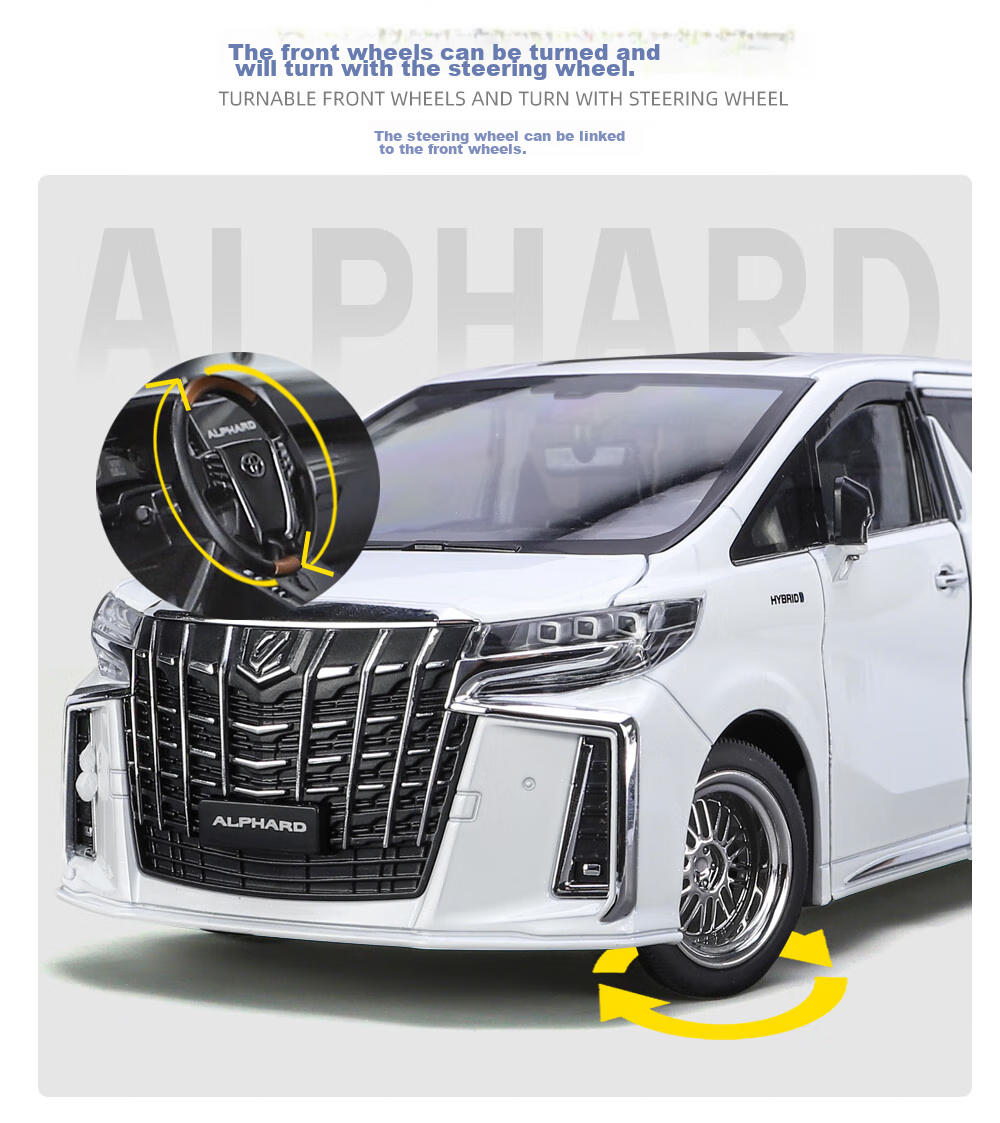 Heimanba Erfa Black 1:18 Business Car Model, Realistic Alloy Children's Toy Car, Model Toy Decoration, Toy Vehicle 13
