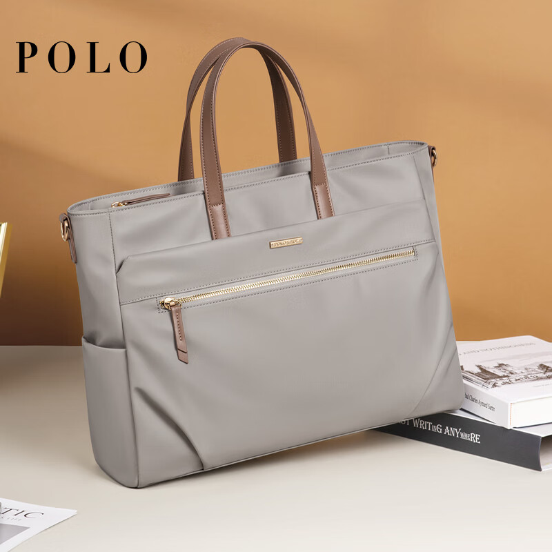 POLO Laptop Bag for Women, Briefcase 14/15.6 Inch Handheld Notebook Bag, Business Tote Bag, Birthday Gift