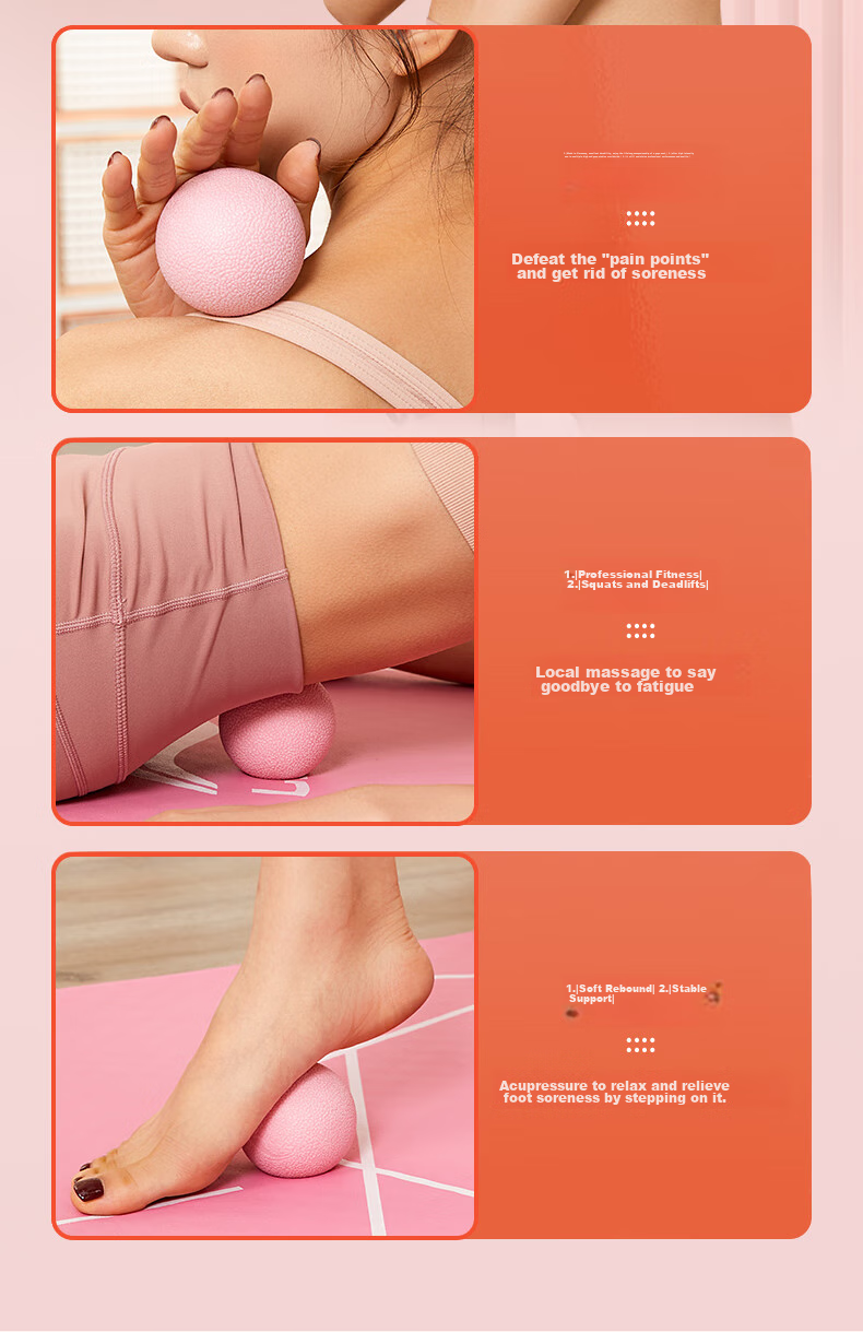 Li-Ning Fascia Ball, Muscle Relaxation Yoga Massage Exercise Fitness Ball, Hand-Held Foot Sole Massage Fascia Ball, Neck Fascia Meridian Ball 7